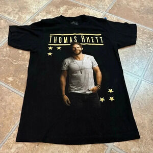 2016 Thomas Rhett concert short sleeve blk t-shirt size XS international tour
